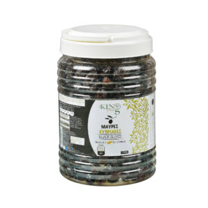 King of Olives Cyprus Black Olives 6x1300g