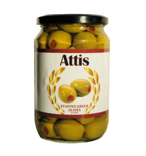 Attis Stuffed Green Olives 6x720cc
