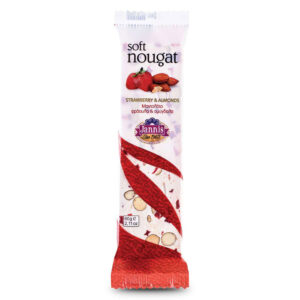 Jannis Nougat with Stawberry & Almonds 12x60g