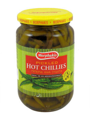Morphakis Hot Chillies in Vinegar 12x350g