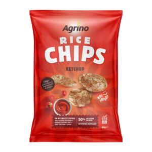Agrino Ketchup Flavoured Rice Chips 12x60g