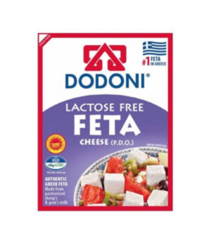 Dodoni Lactose-Free Feta Cheese 12x200g