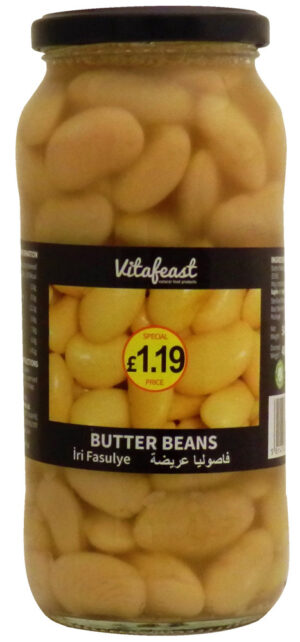 Vitafeast Butter Beans 12x540g