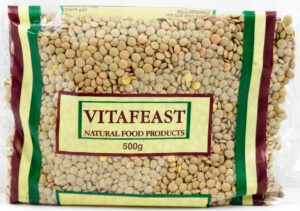 Vitafeast Green Lentils 12x450g