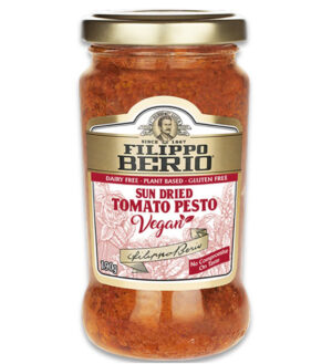Filippo Berio Vegan Sundried Tomato Pesto 6x190g