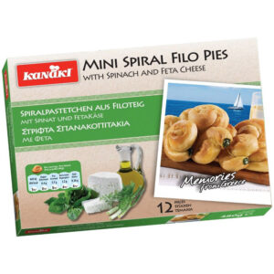 Kanakis Mini Spiral Pie with Spinach & Cheese 12x480g