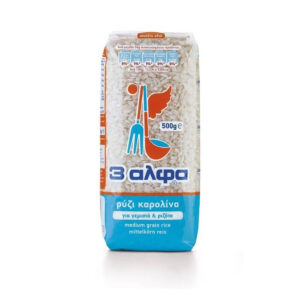 3alfa Carolina Medium Grain White Rice 20x500g